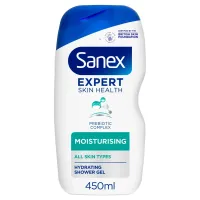 Sanex Expert Skin Health Moisturising Shower Gel 570ml Hydrating Body Wash